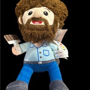 Fiesta Bob Ross Painter 13" Plush Stuffed Animal Plush